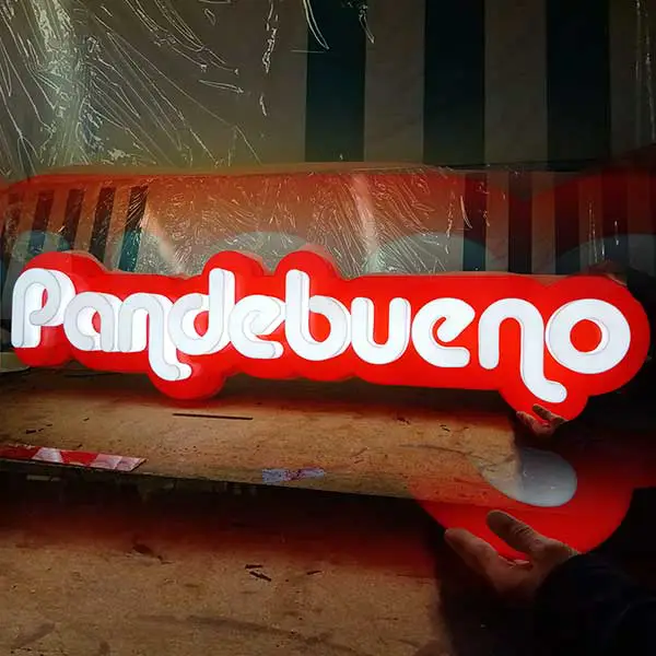 Letrero en Acrilico Luminoso panaderia