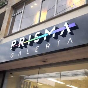 Aviso en acrilico para negocio Galeria