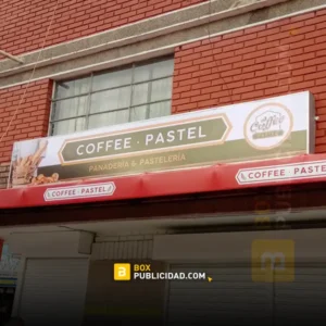 Aviso Panadería en Panaflex