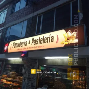 Avisos Luminoso para panaderias Caja de Luz