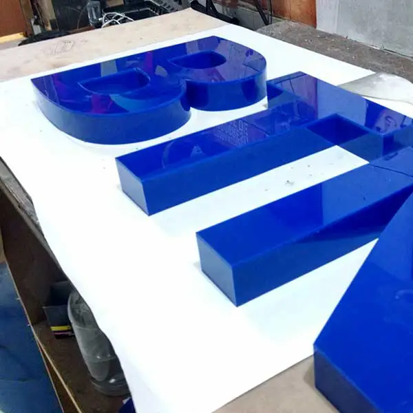 Letras 3D Avisos para negocios